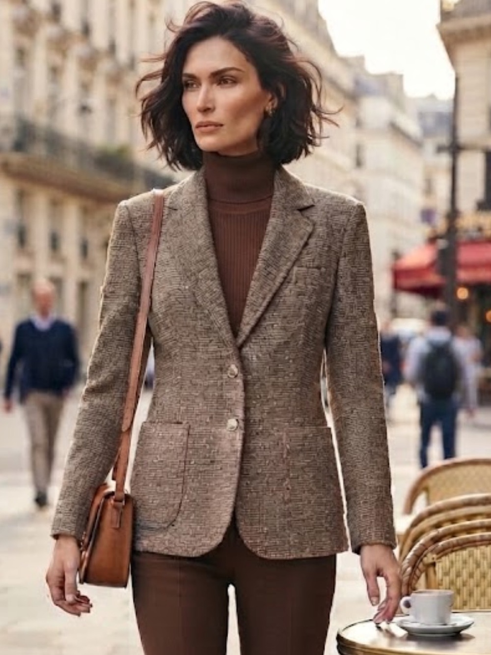 Vintage Evan Picone Tweed Wool Blazer